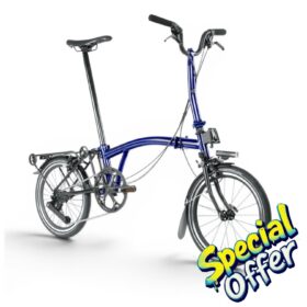 Brompton P Line Urban  - 12 Speed - M Bar (mittel) - Bolt Blue